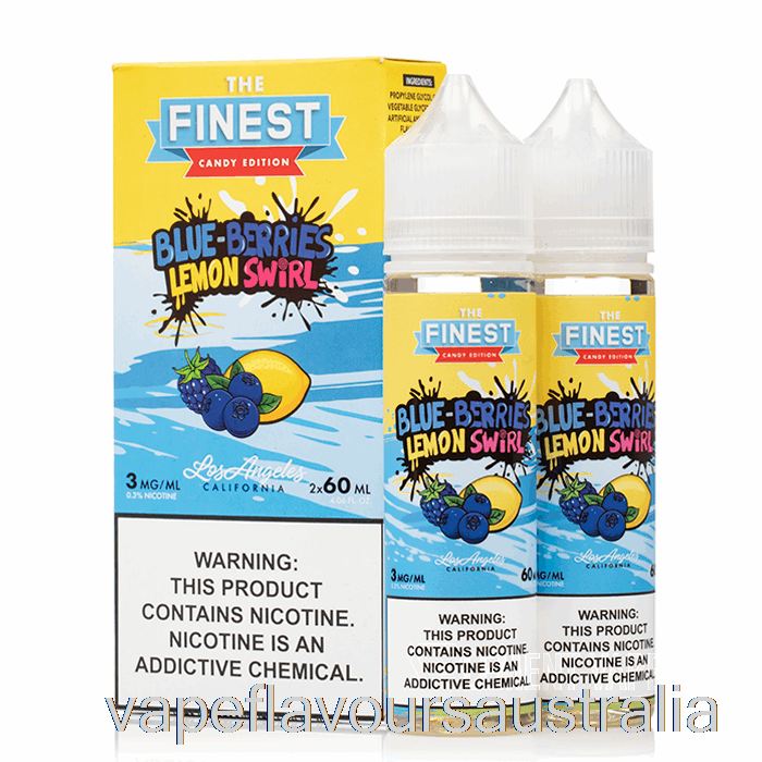 Vape Flavours Australia Blueberry Lemon Swirl - Finest Sweet & Sour - 100mL 0mg